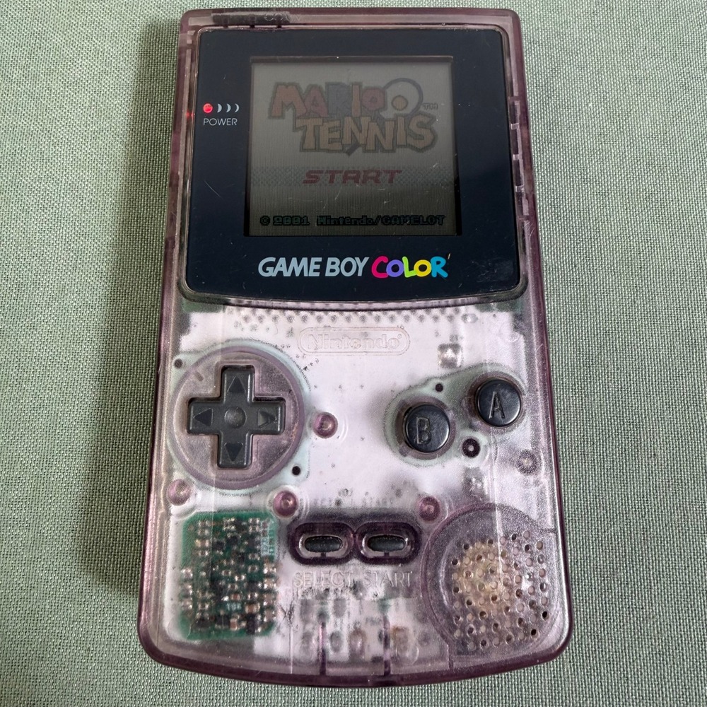 Nintendo Game Boy Color Atomic Purple Handheld Console CGB-001 Retro Gaming